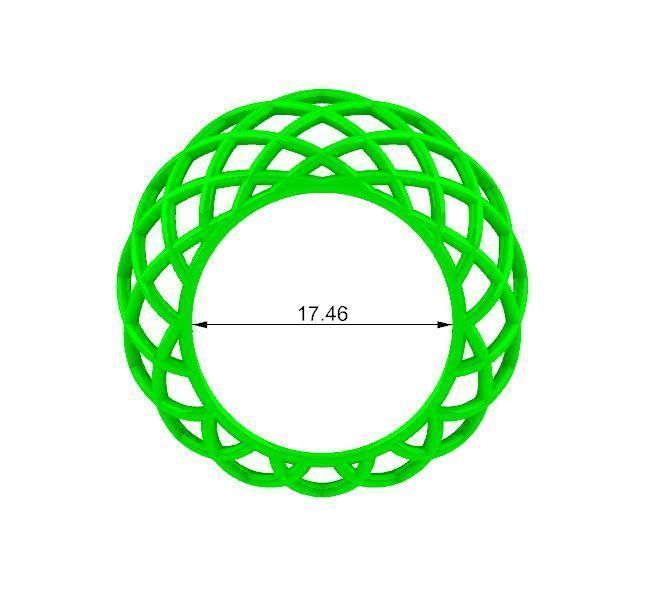 Wire ring 3D print model_12