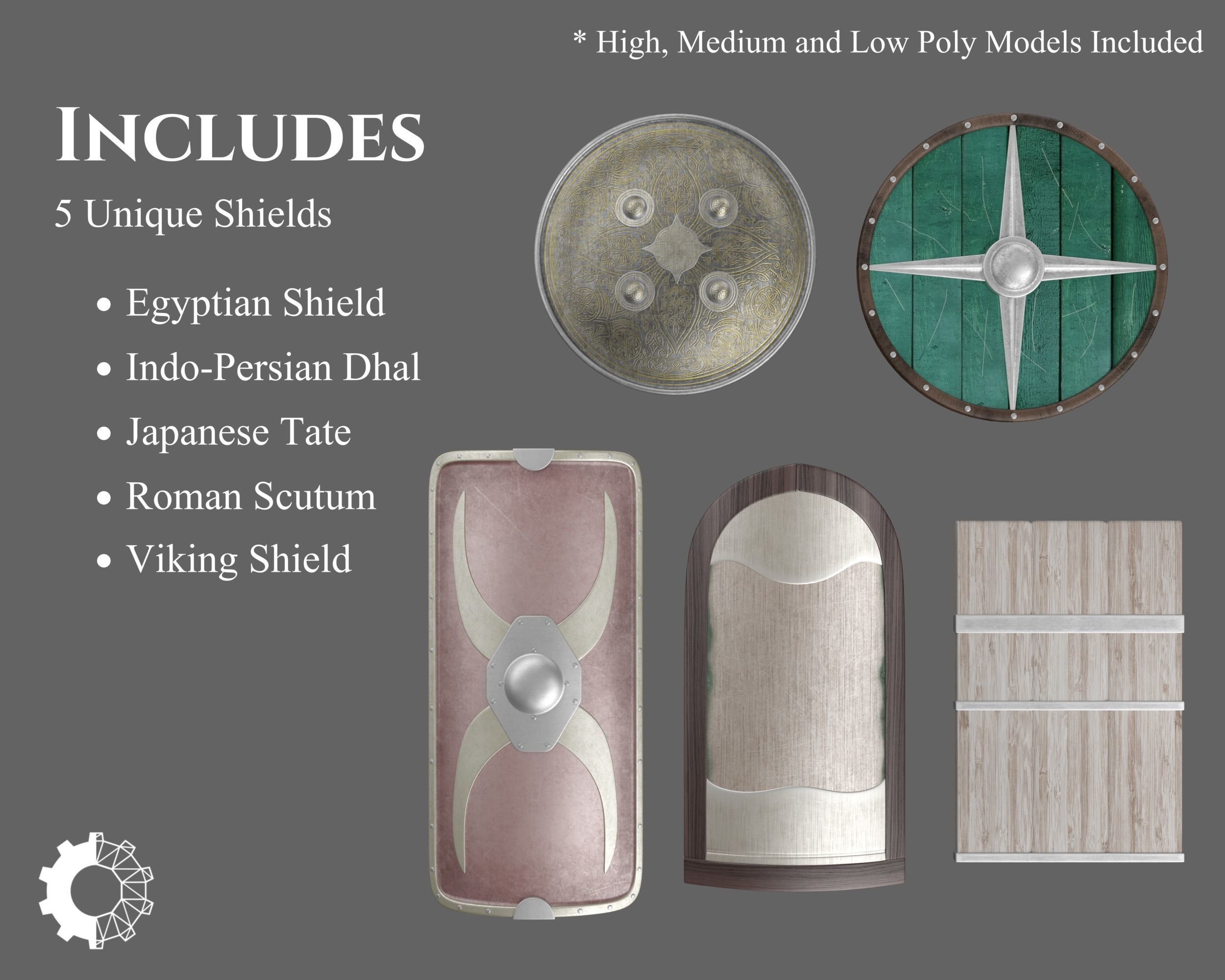 Ancient Collection Weapons Shields _1