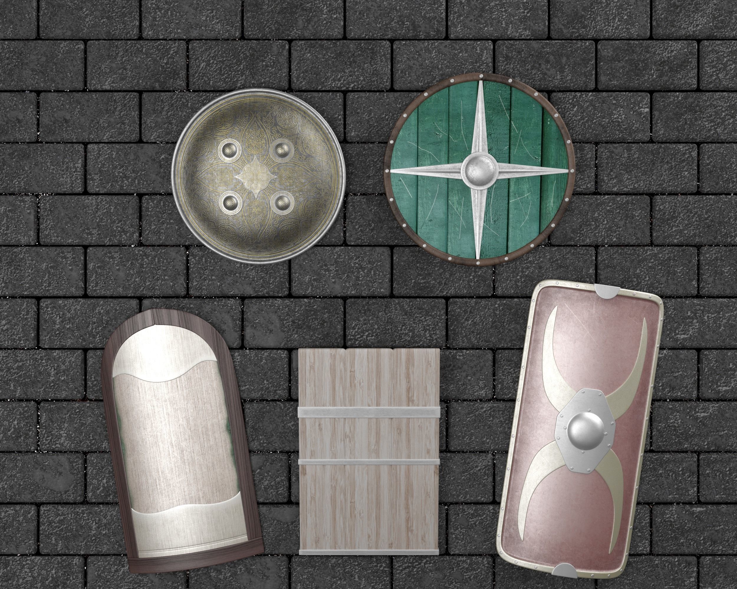 Ancient Collection Weapons Shields _32