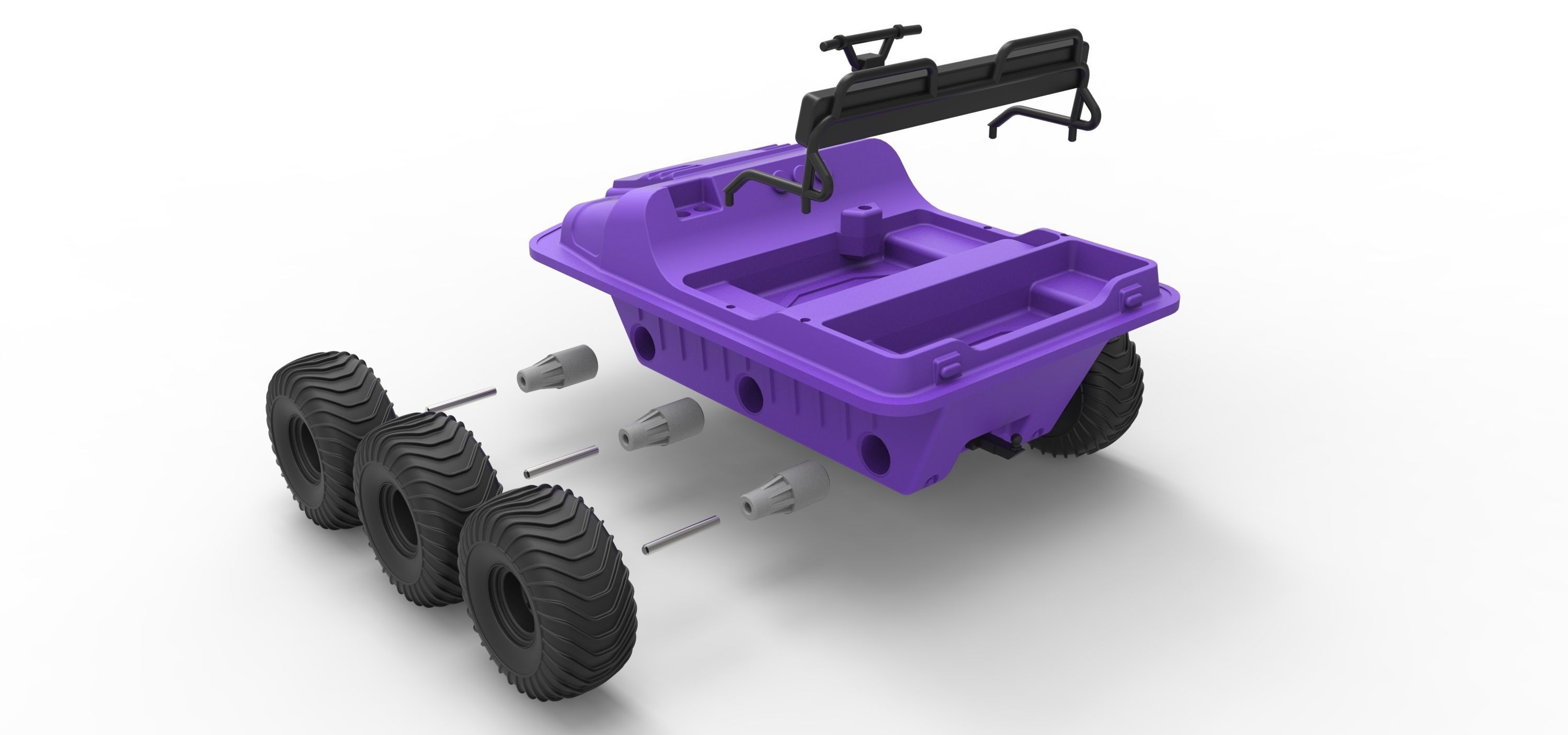 Argo 750 HD 6x6 Scale 1 to 18 3D print model_13