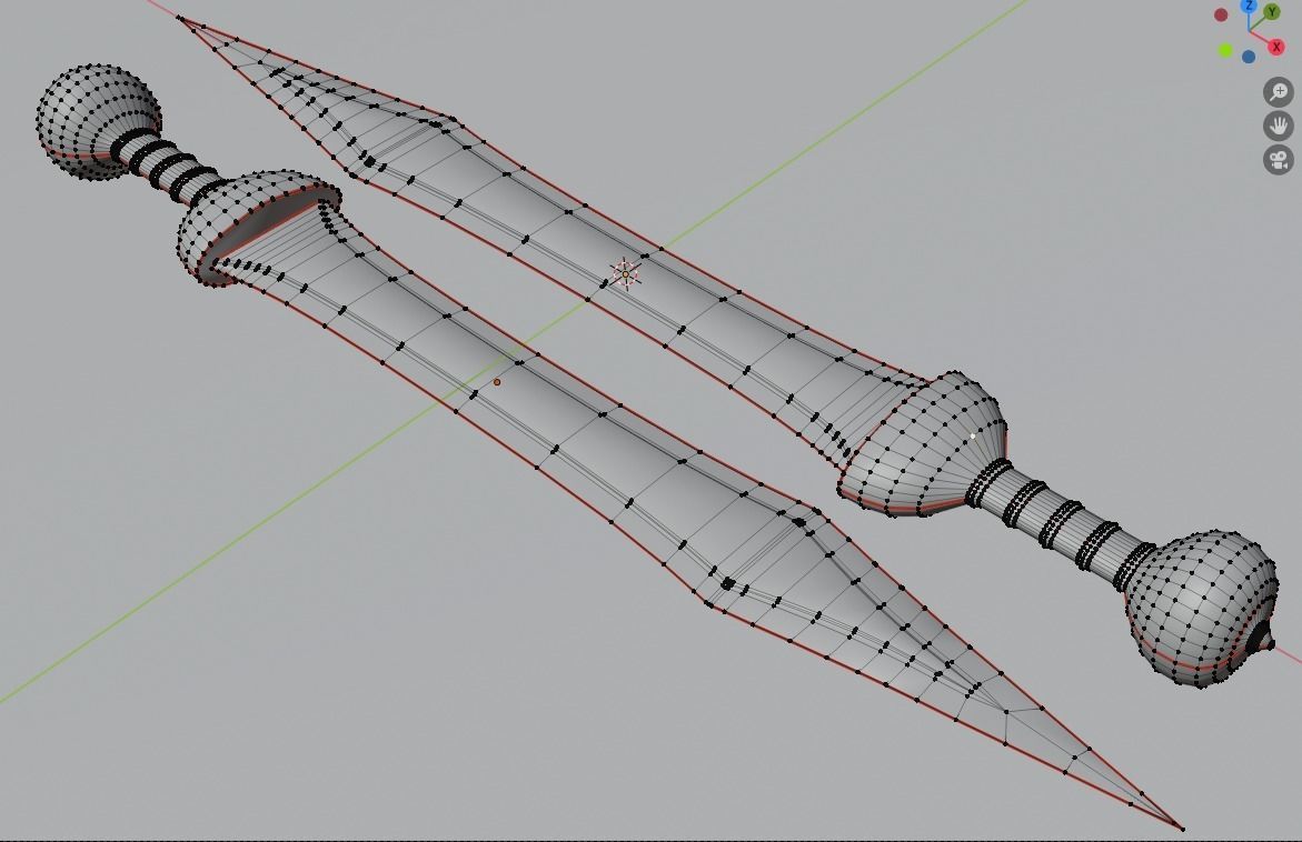 Gladius Sword Free low-poly 3D model_3