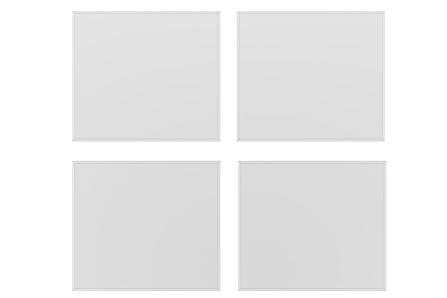 Induction hob 01 Low-poly 3D model_5