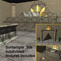 Sun Tample Free 3D model