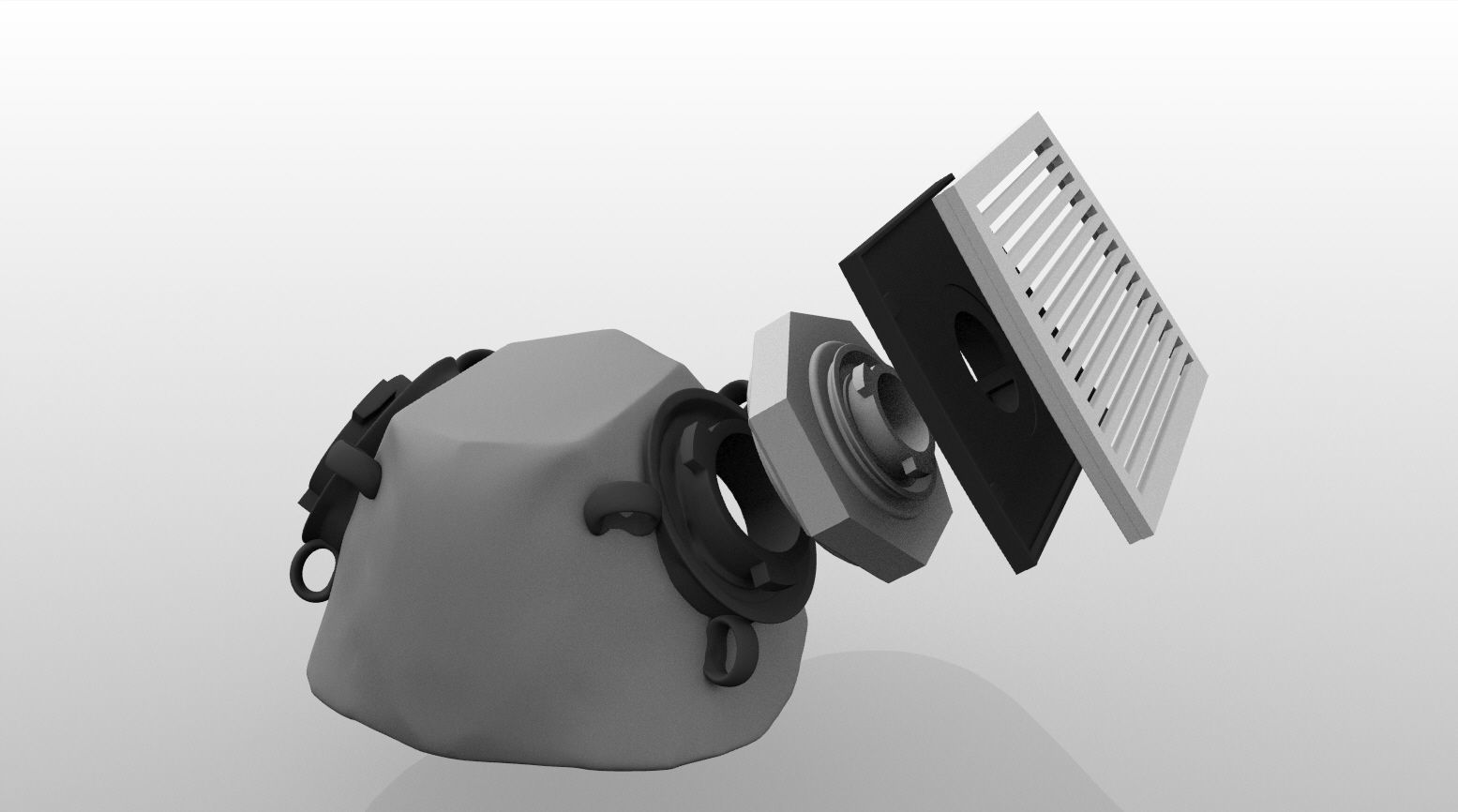 3D Printable Reusable Respirator Package 3D print model_10
