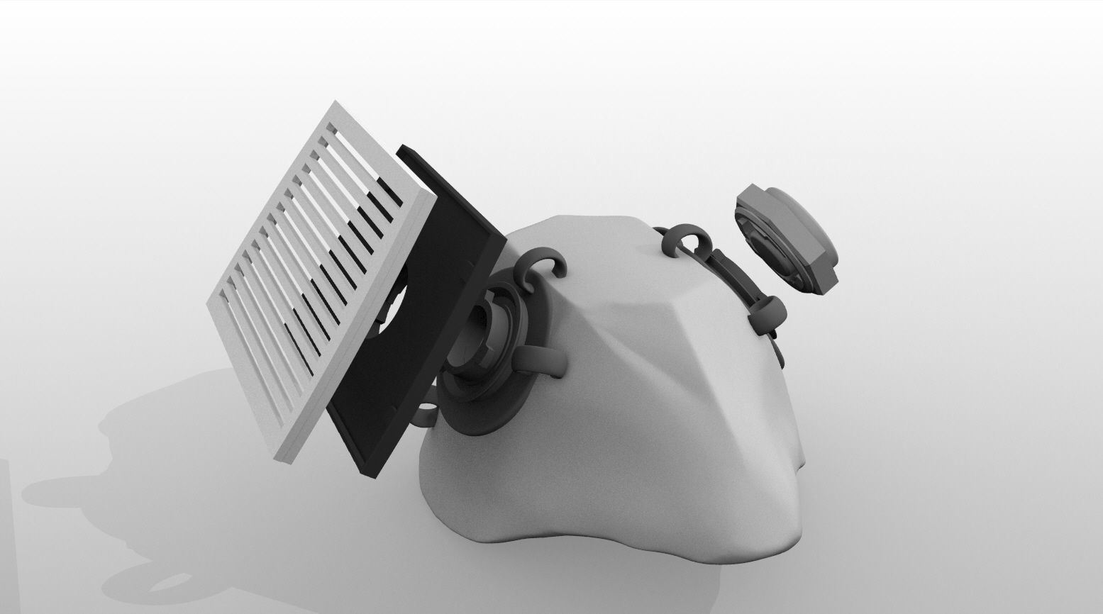 3D Printable Reusable Respirator Package 3D print model_13