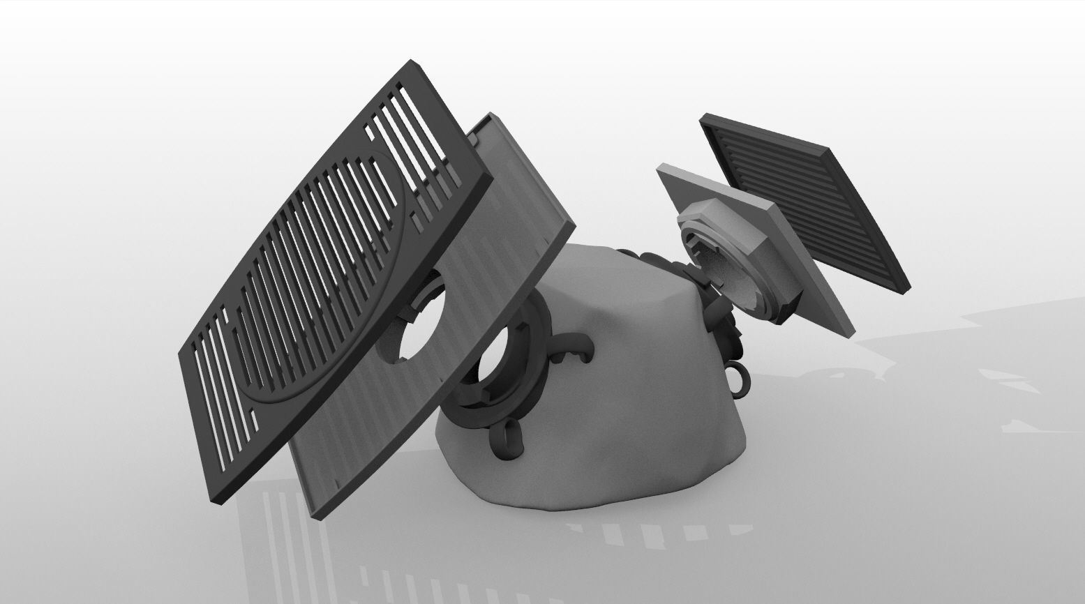 3D Printable Reusable Respirator Package 3D print model_7
