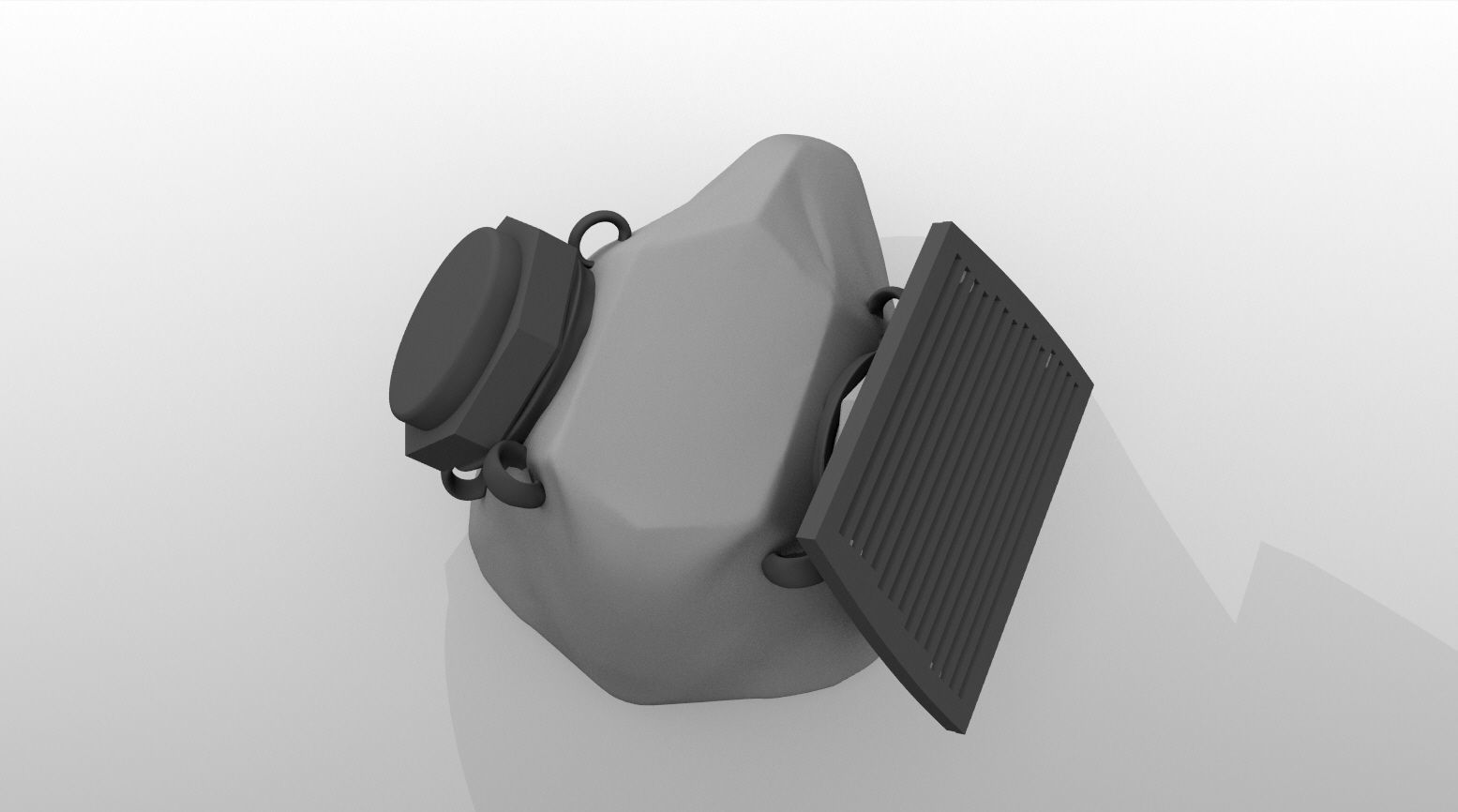 3D Printable Reusable Respirator Package 3D print model_5