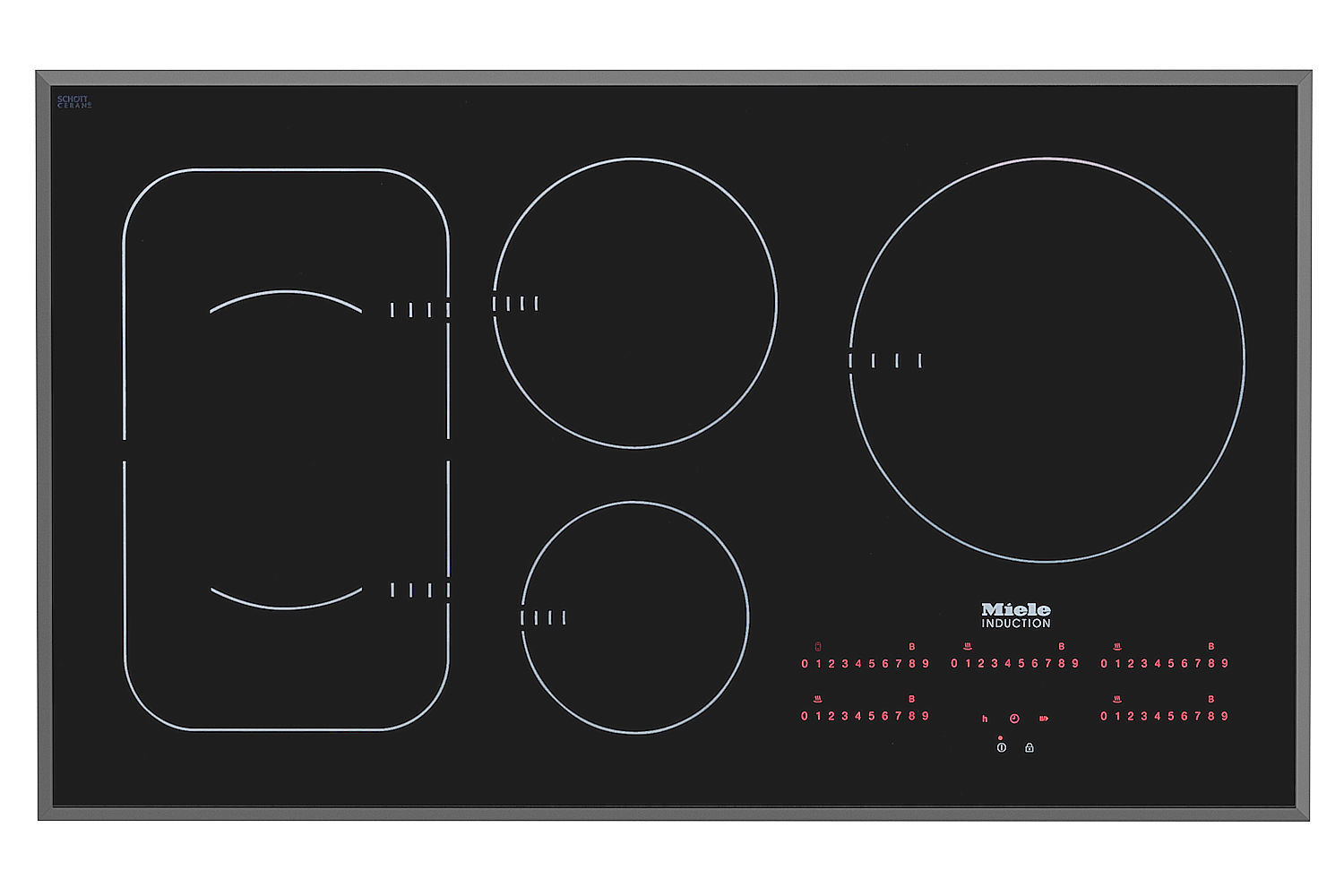 Induction hob 02 Low-poly 3D model_2