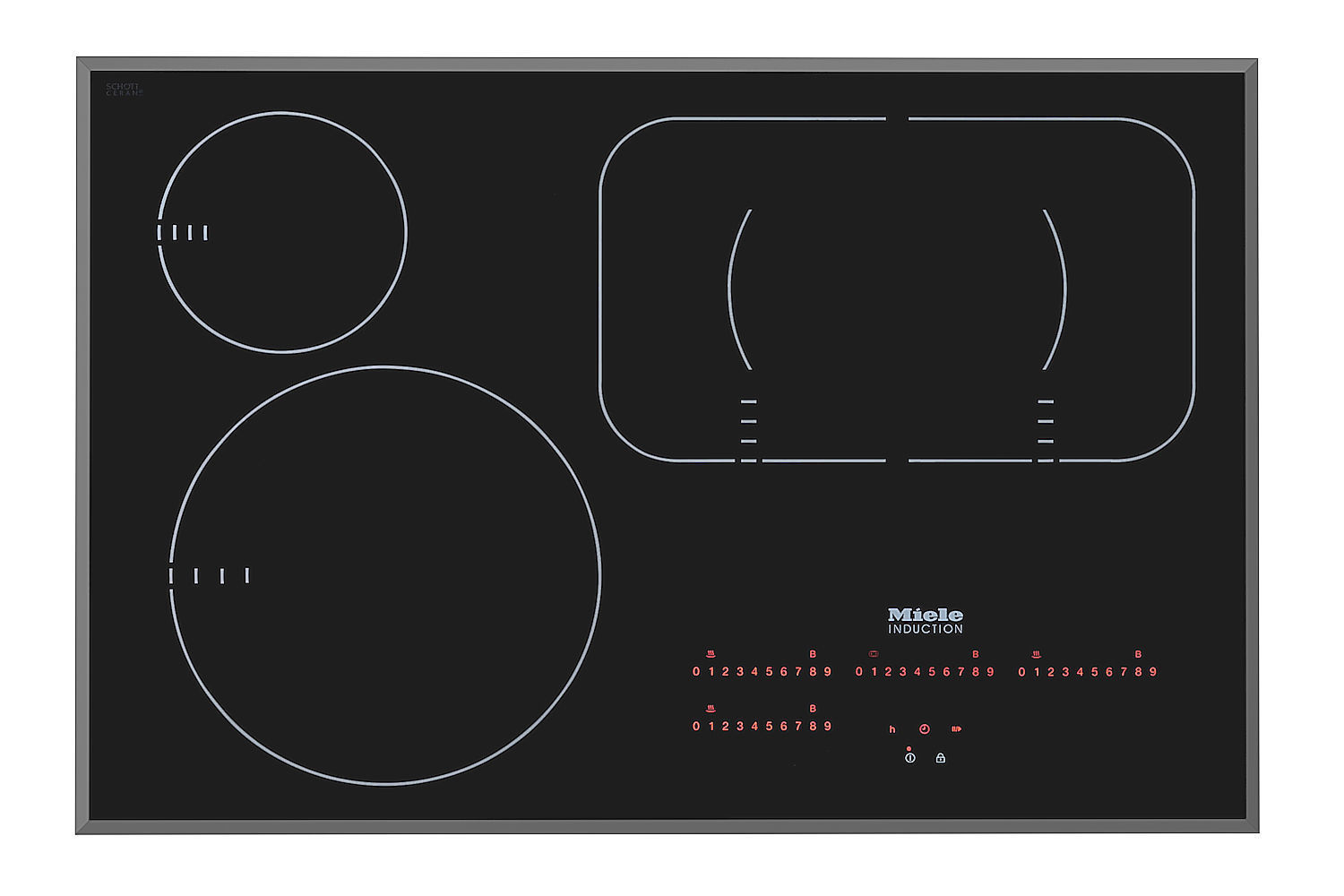 Induction hob 02 Low-poly 3D model_1