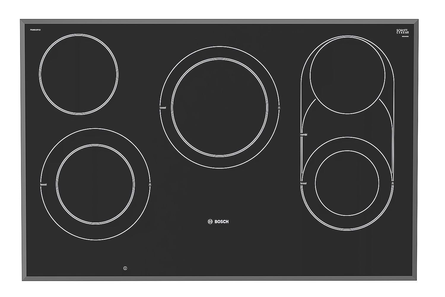 Induction hob 02 Low-poly 3D model_4