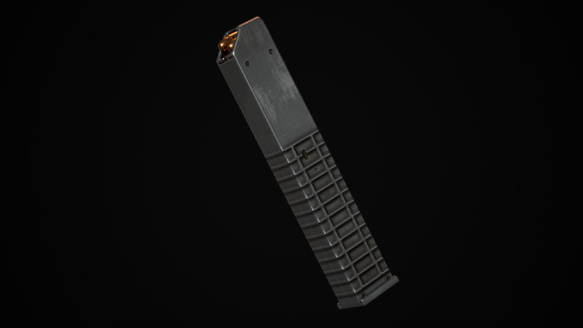 UZI  Mac 10  Mini Mac 10 Low-poly 3D model_13