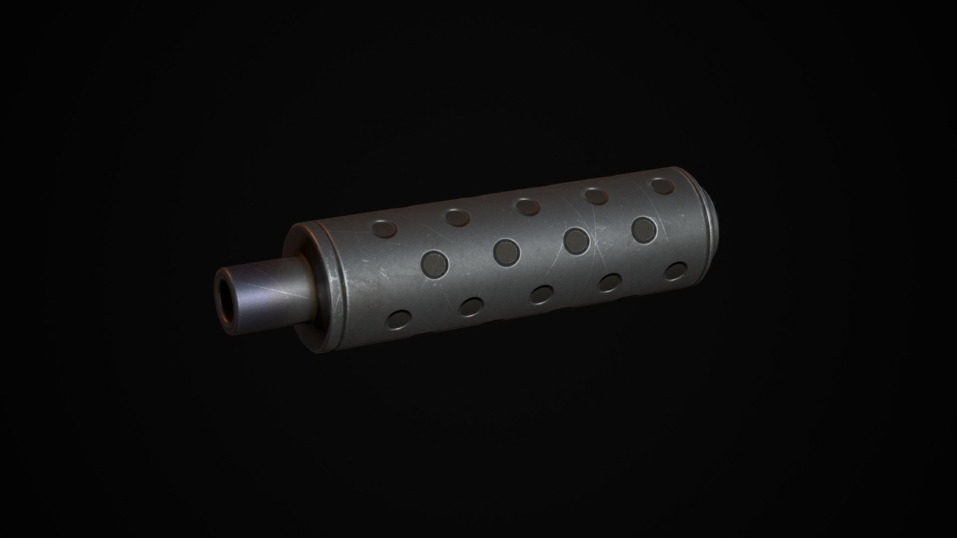 UZI  Mac 10  Mini Mac 10 Low-poly 3D model_15