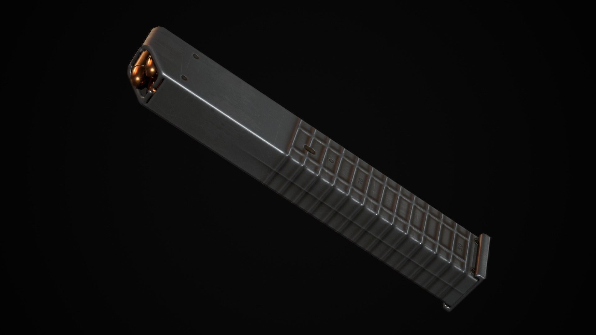 UZI  Mac 10  Mini Mac 10 Low-poly 3D model_12