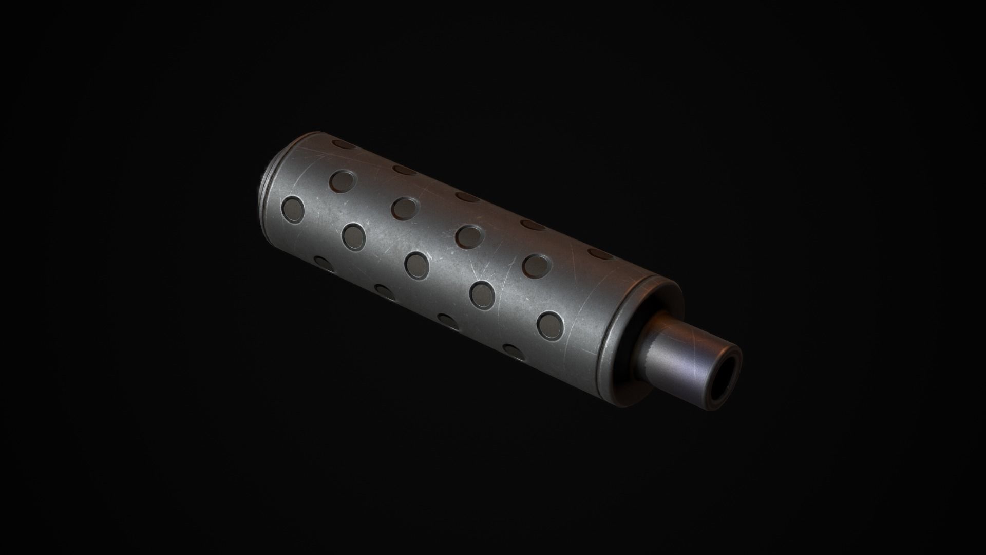 UZI  Mac 10  Mini Mac 10 Low-poly 3D model_16