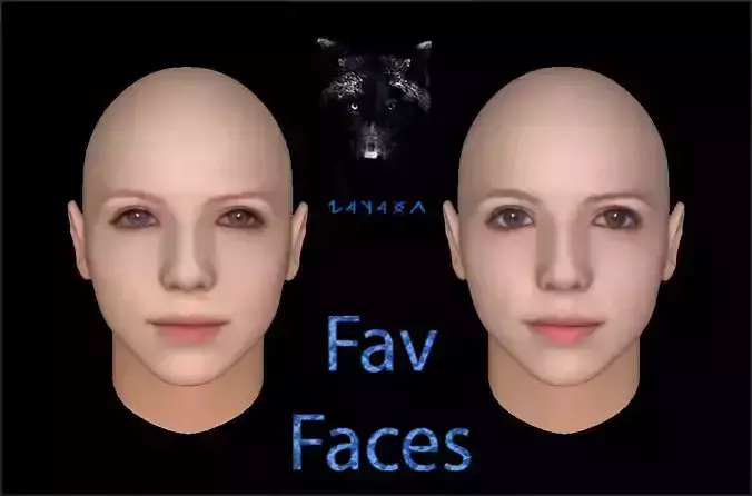 MichelleT FavFaces 3D model
