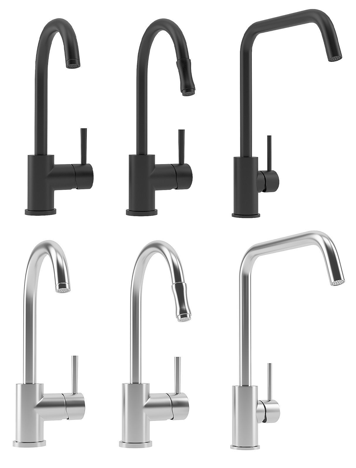 Taps Set 01 3D model_2