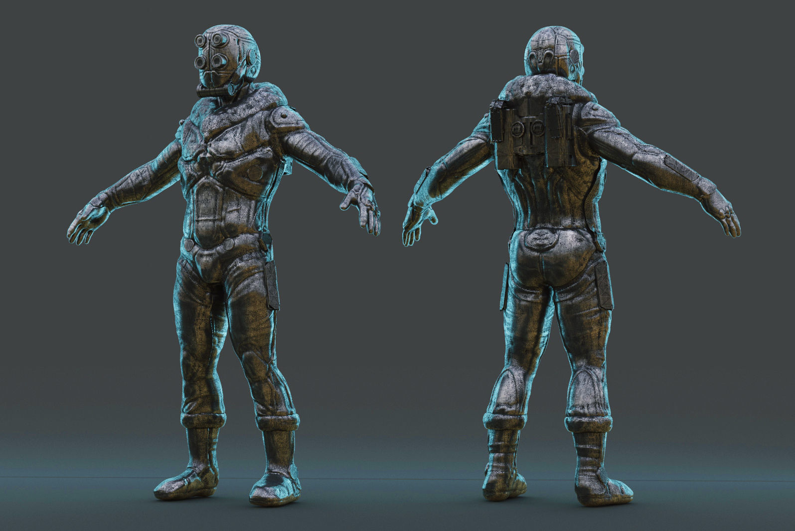 Sci-fi paper spaceship 3D Model Collection_14