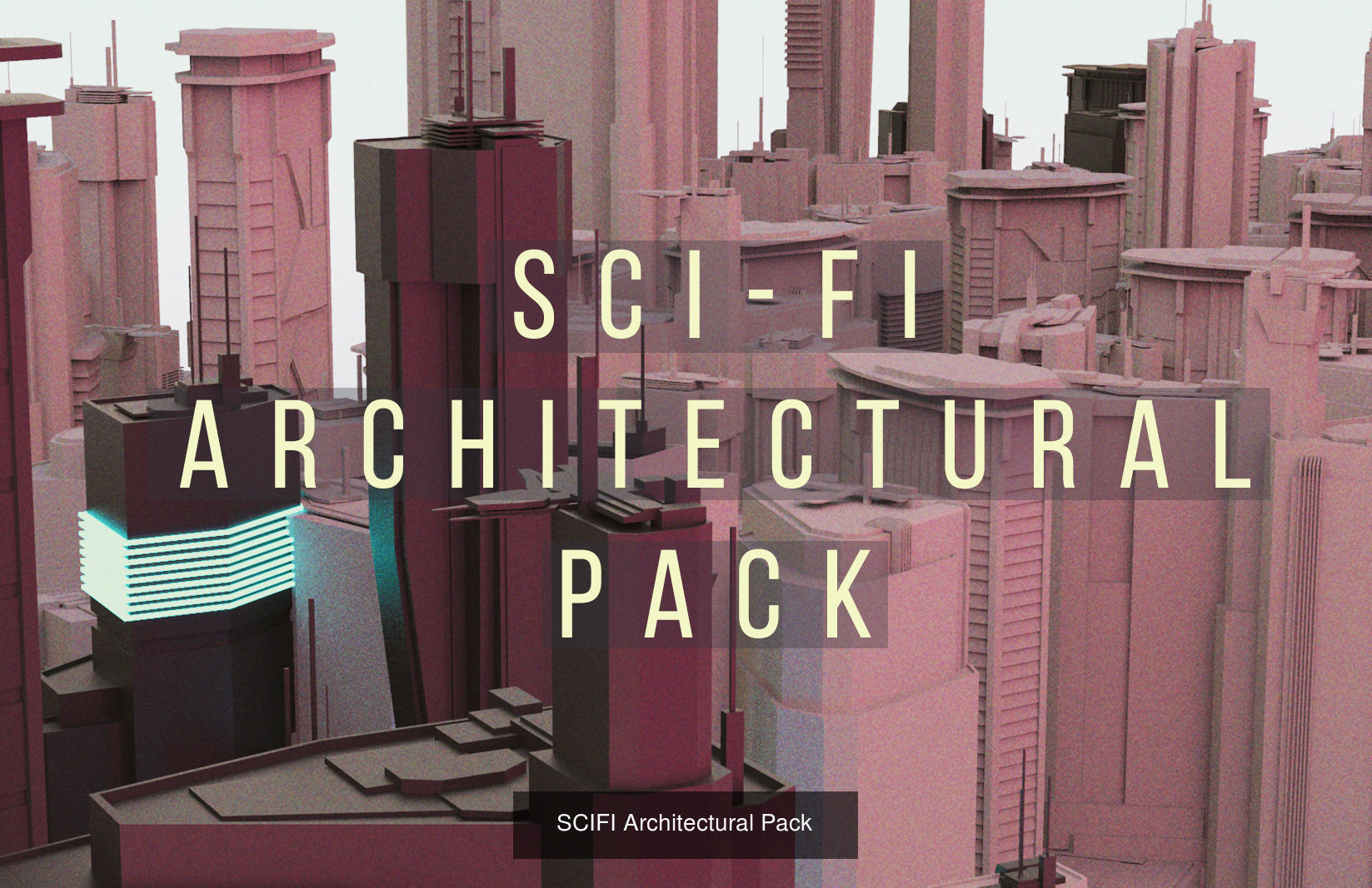 Sci-fi paper spaceship 3D Model Collection_6