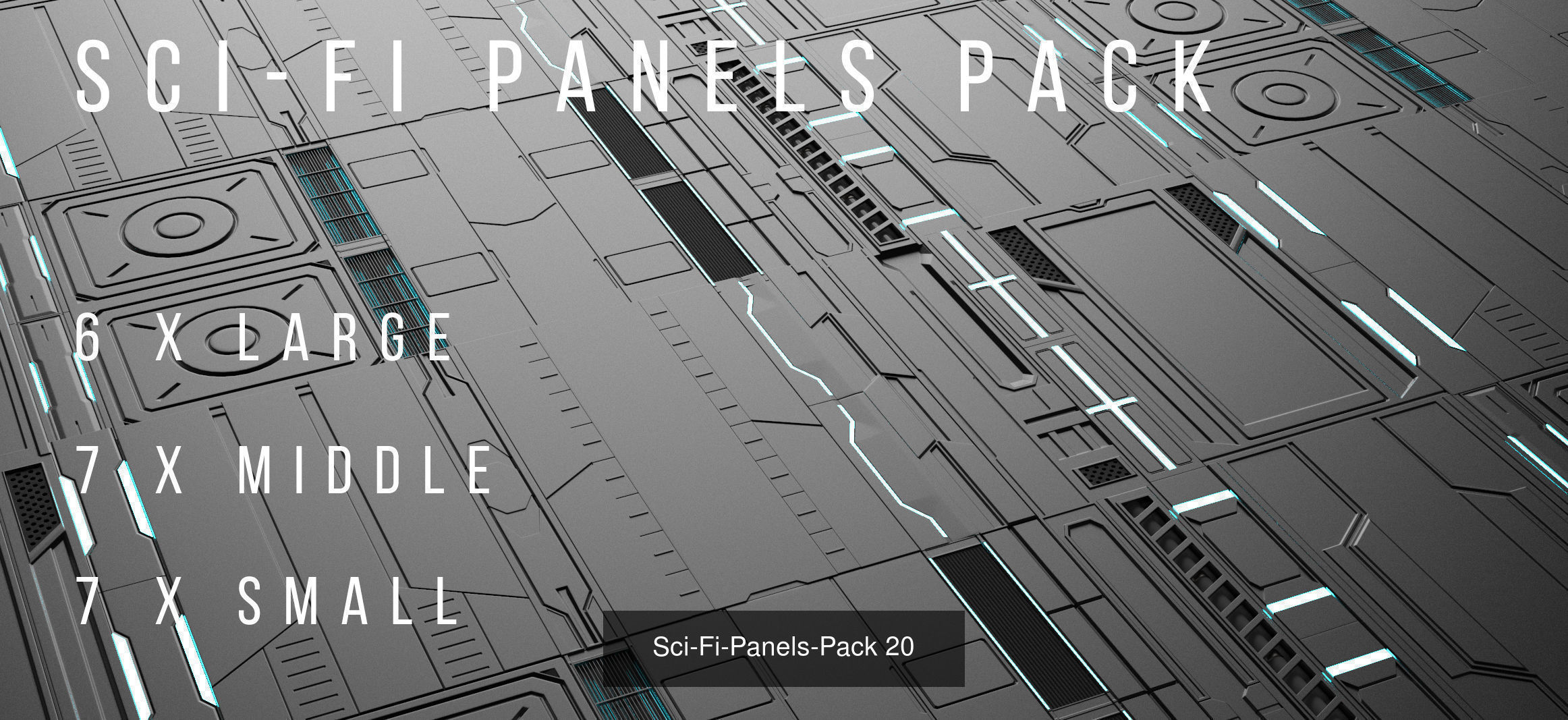 Sci-fi paper spaceship 3D Model Collection_1