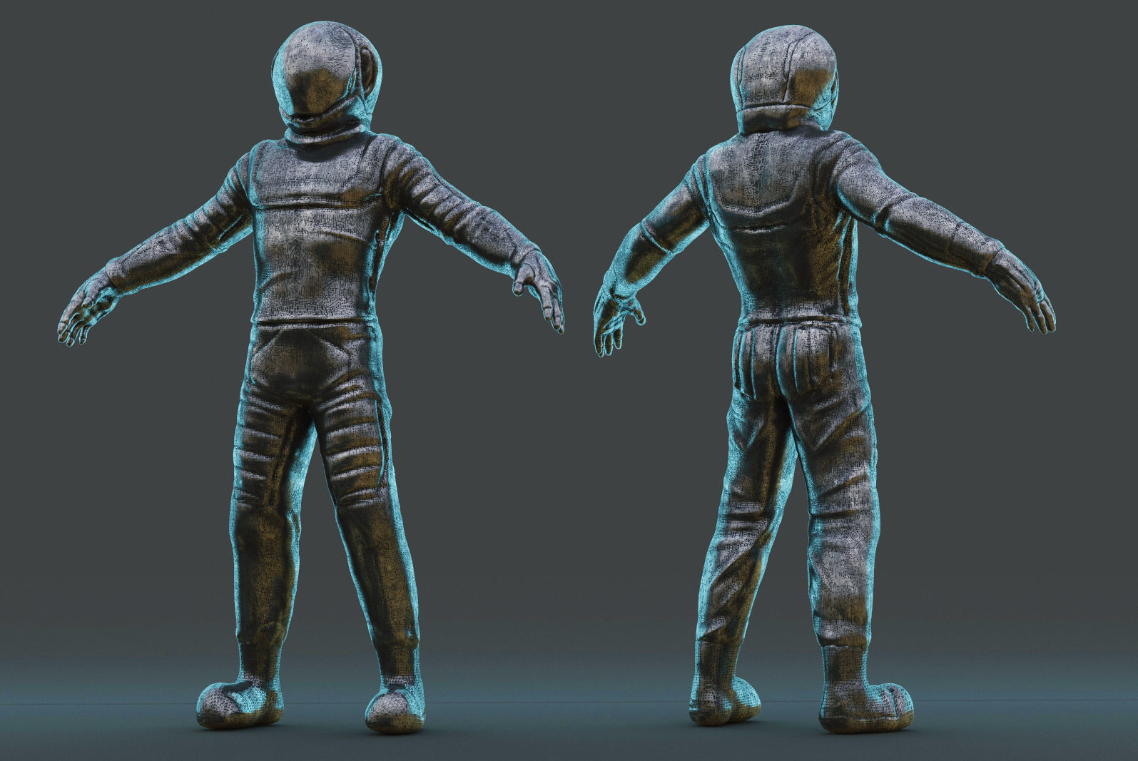 Sci-fi paper spaceship 3D Model Collection_10