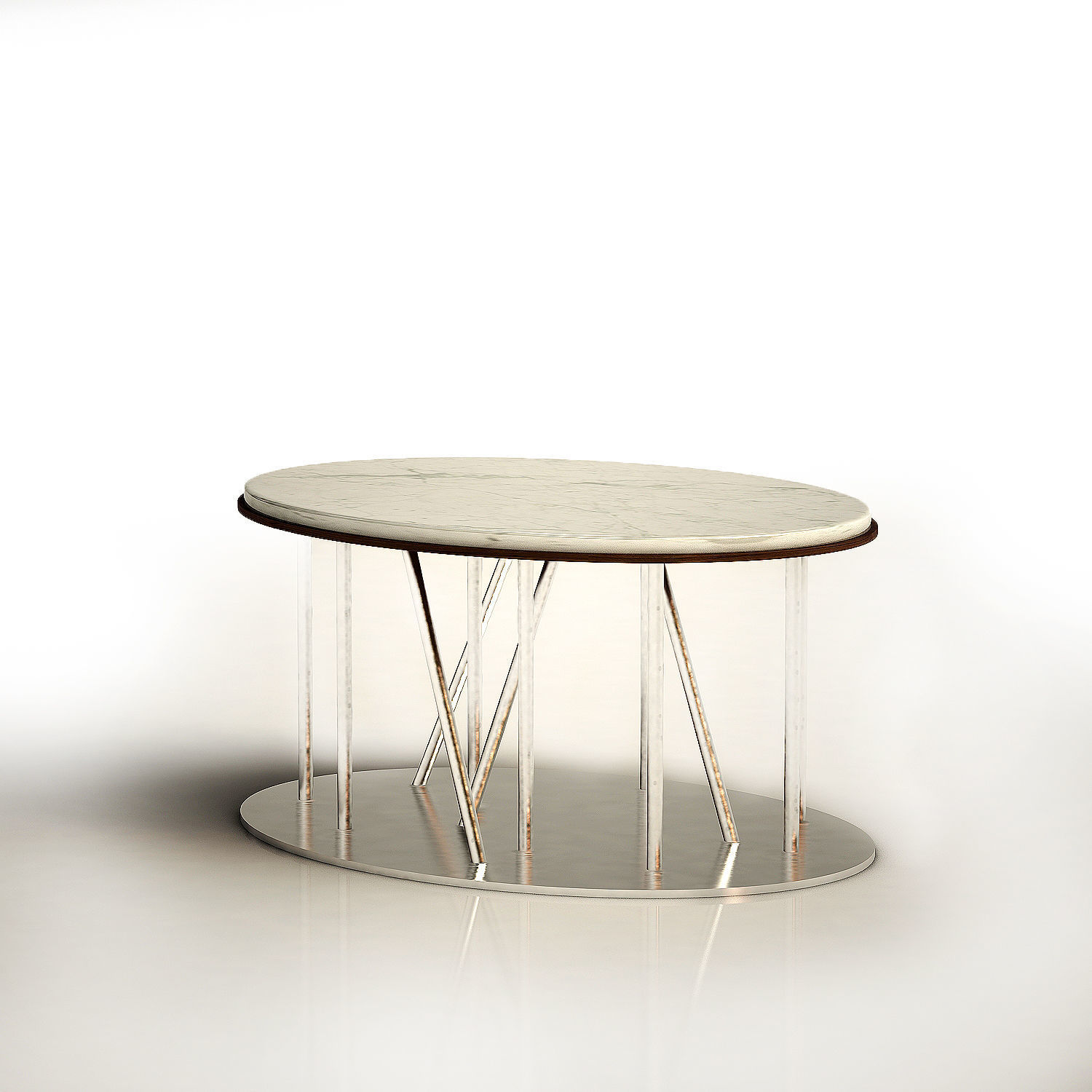 CAFFE TABLE Free low-poly 3D model_4