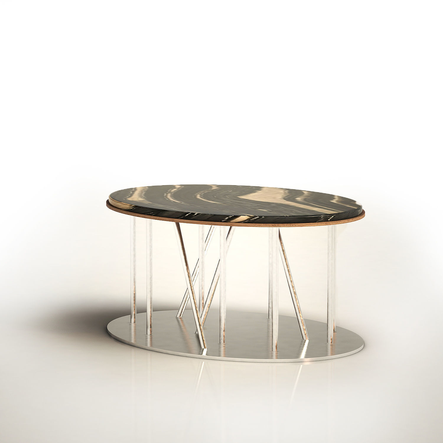 CAFFE TABLE Free low-poly 3D model_2
