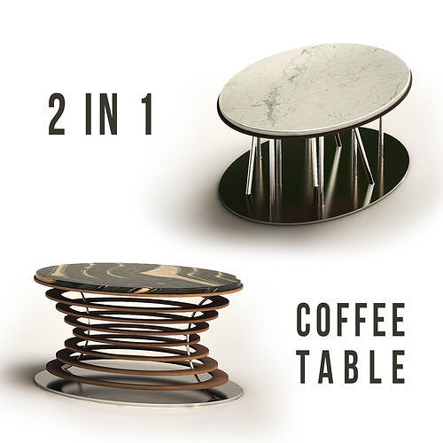 CAFFE TABLE Free low-poly 3D model