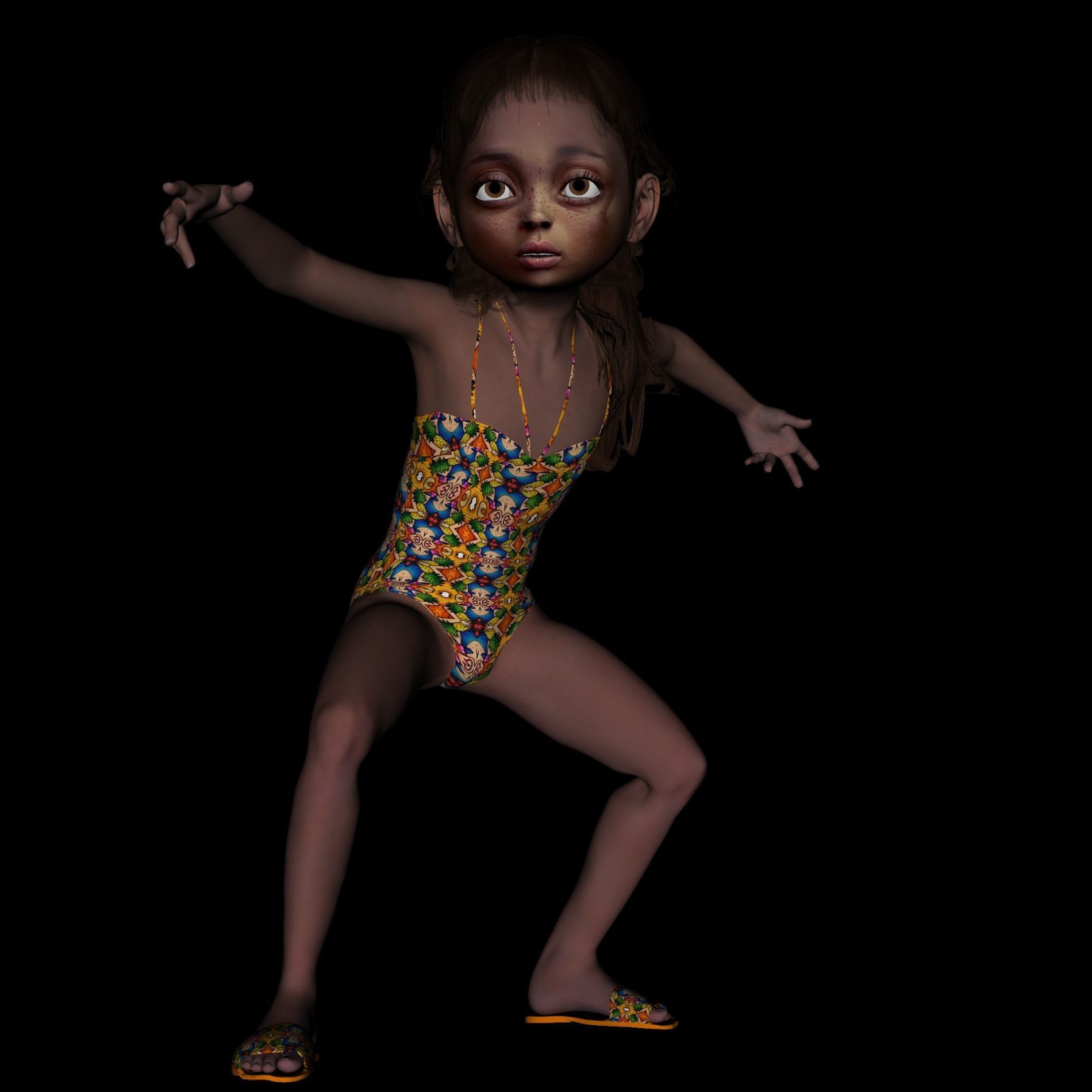6 stand alone obj-cathy 3D model_1