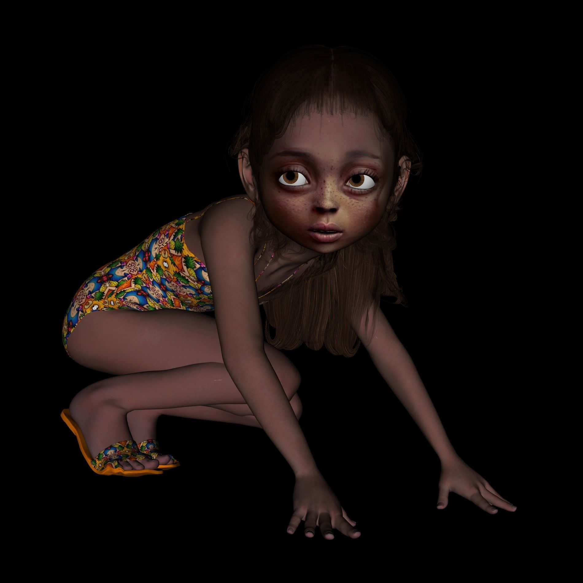 6 stand alone obj-cathy 3D model_3