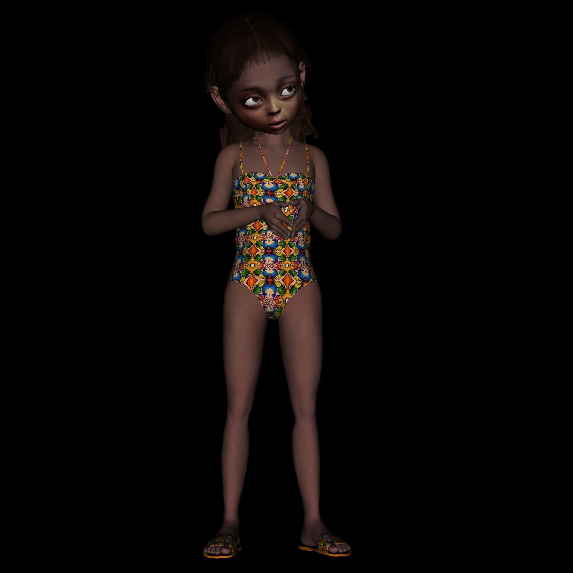 6 stand alone obj-cathy 3D model_5