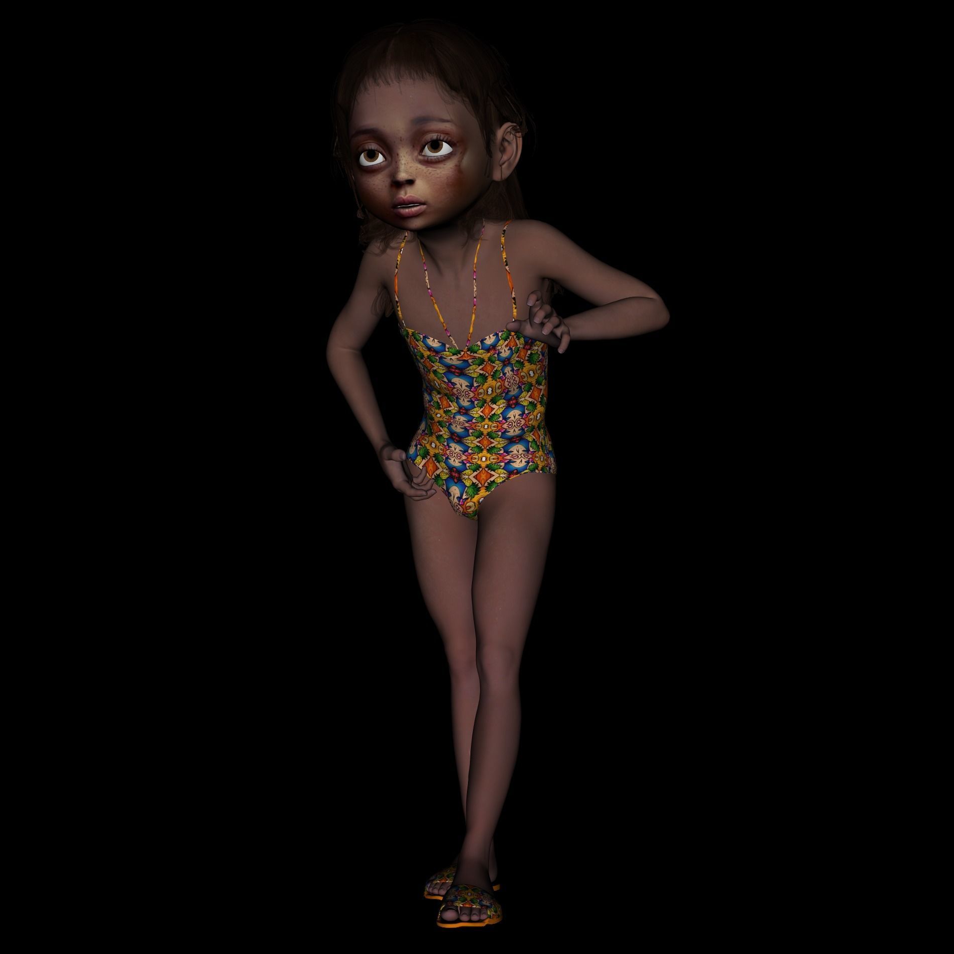 6 stand alone obj-cathy 3D model_2