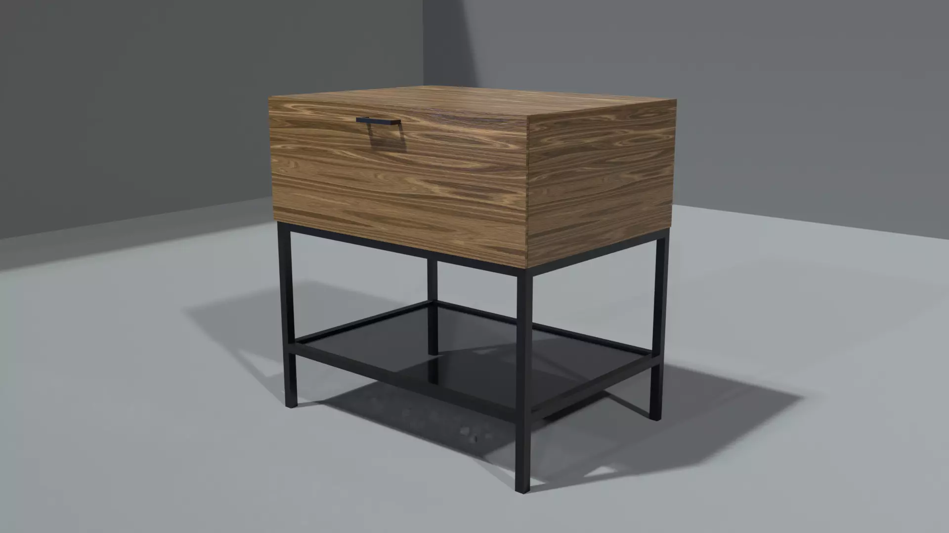 night stand 2 Low-poly 3D model_0