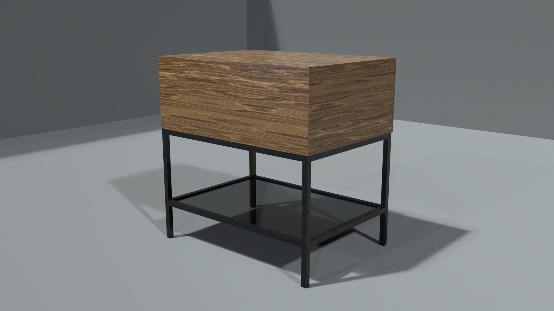 night stand 2 Low-poly 3D model_1
