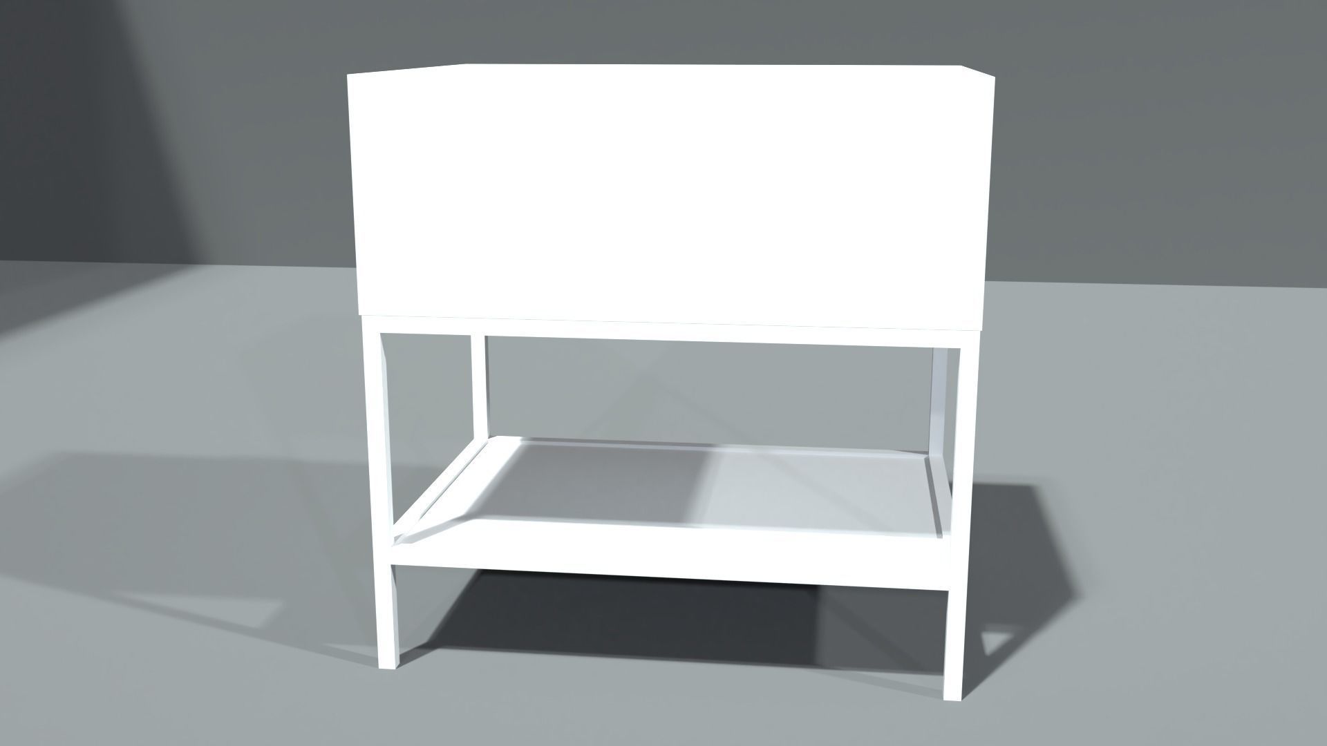 night stand 2 Low-poly 3D model_8