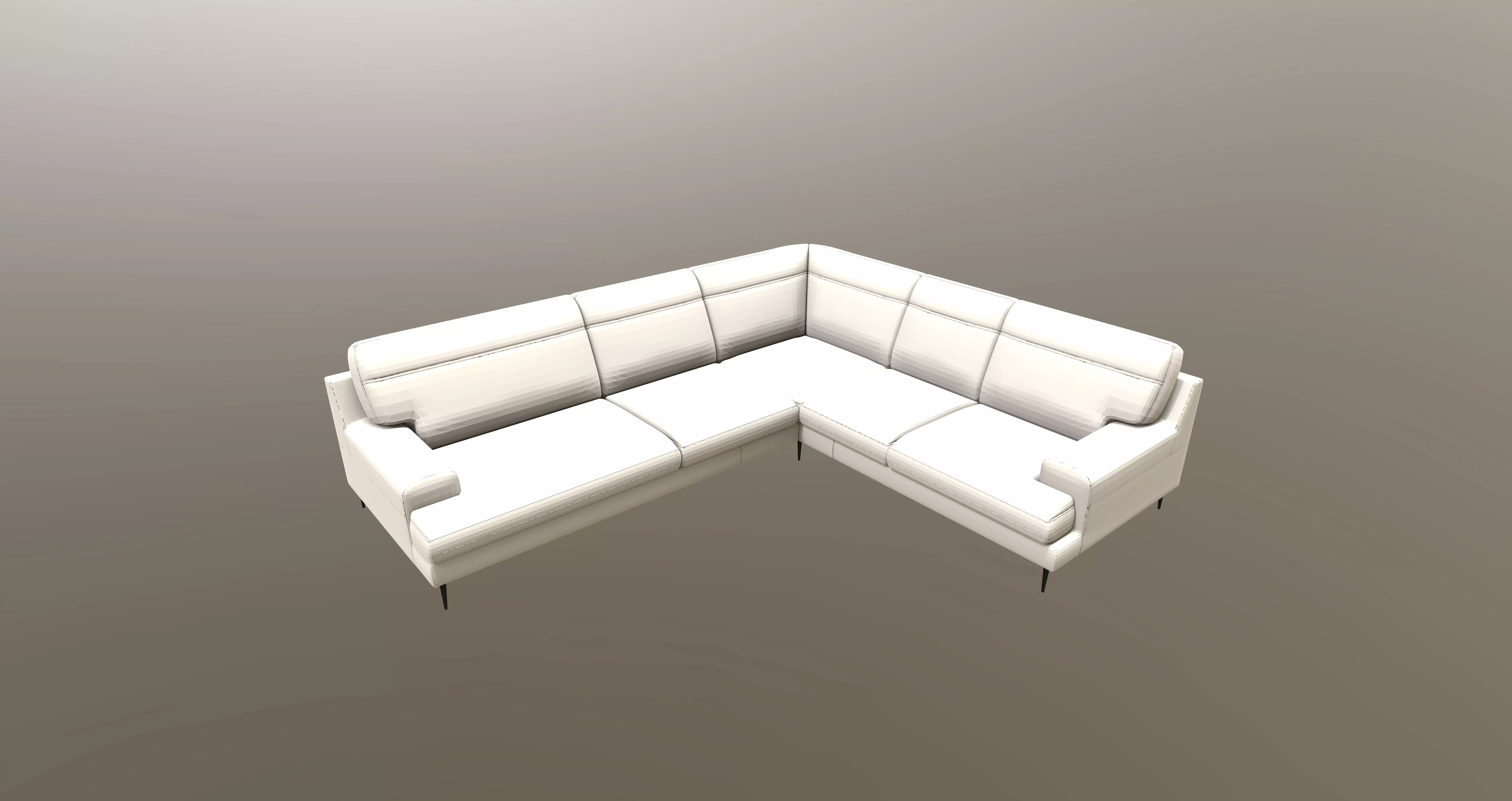 Corner sofa Monday Free 3D model_0
