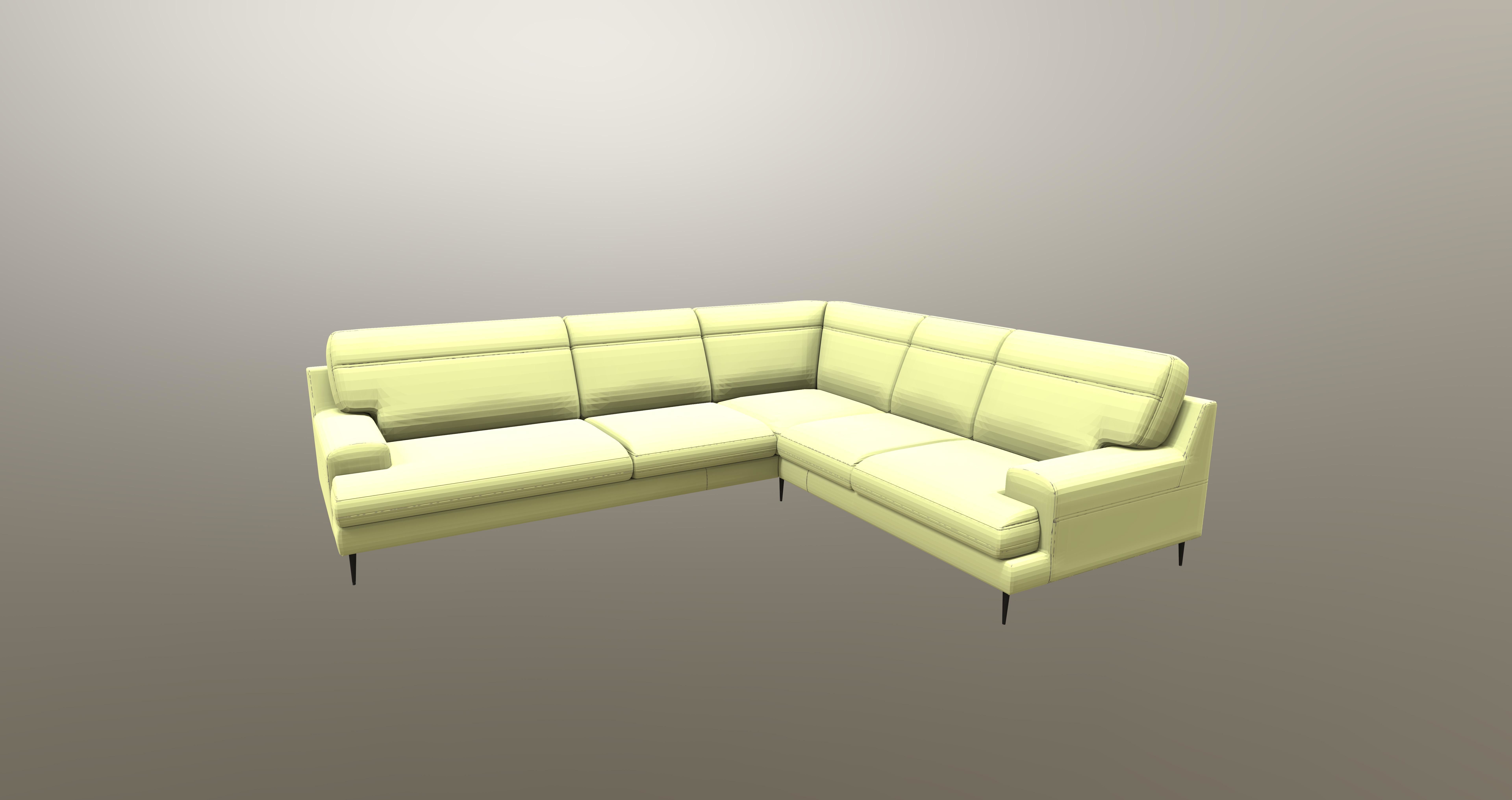 Corner sofa Monday Free 3D model_1