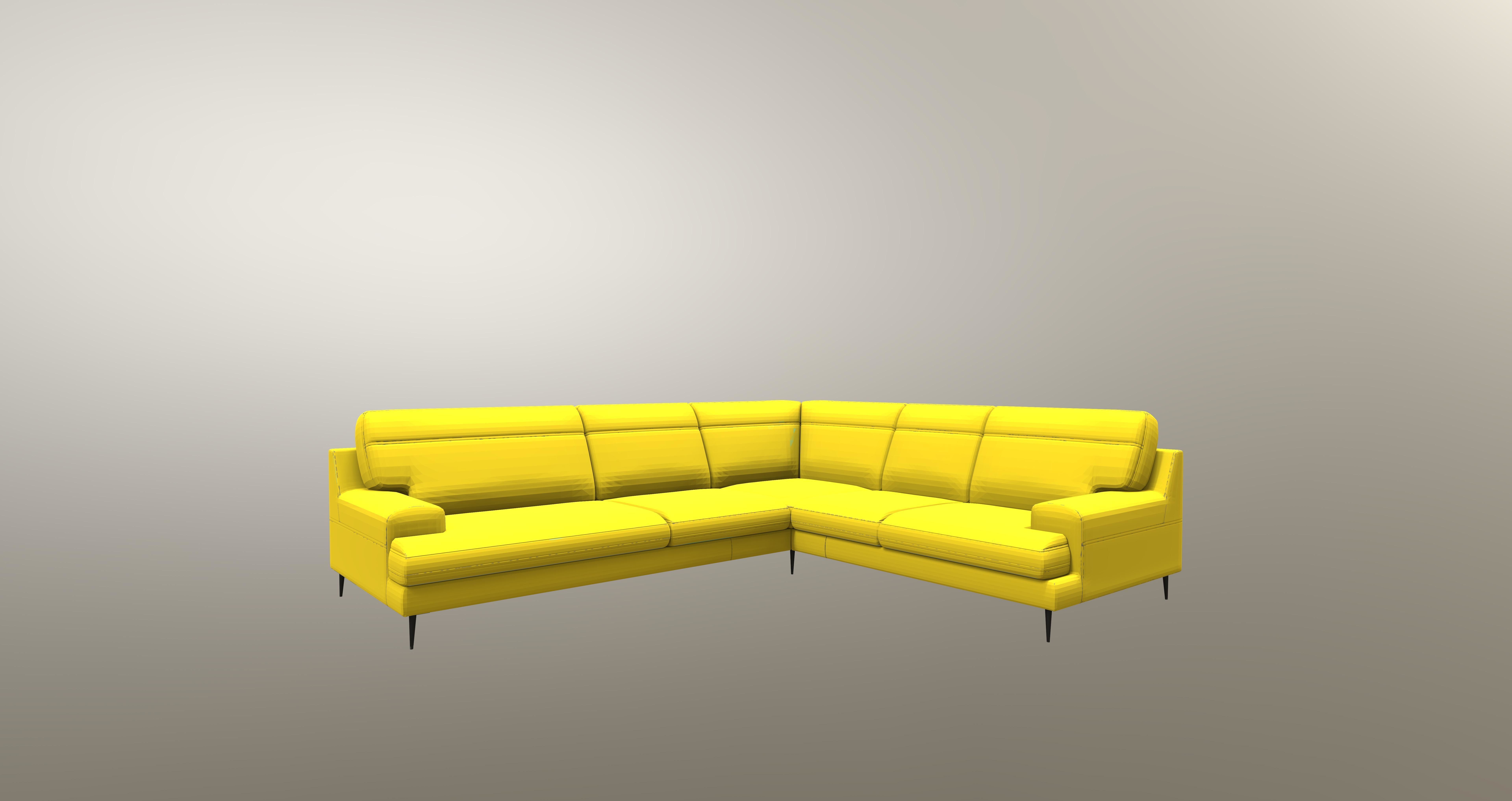 Corner sofa Monday Free 3D model_4