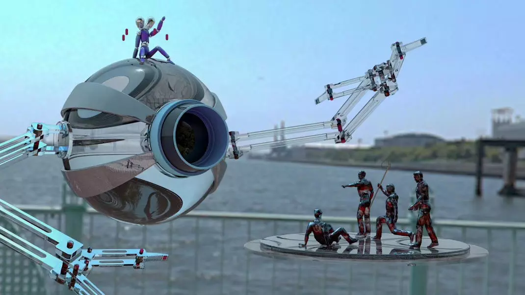 Lens Robot Free 3D model