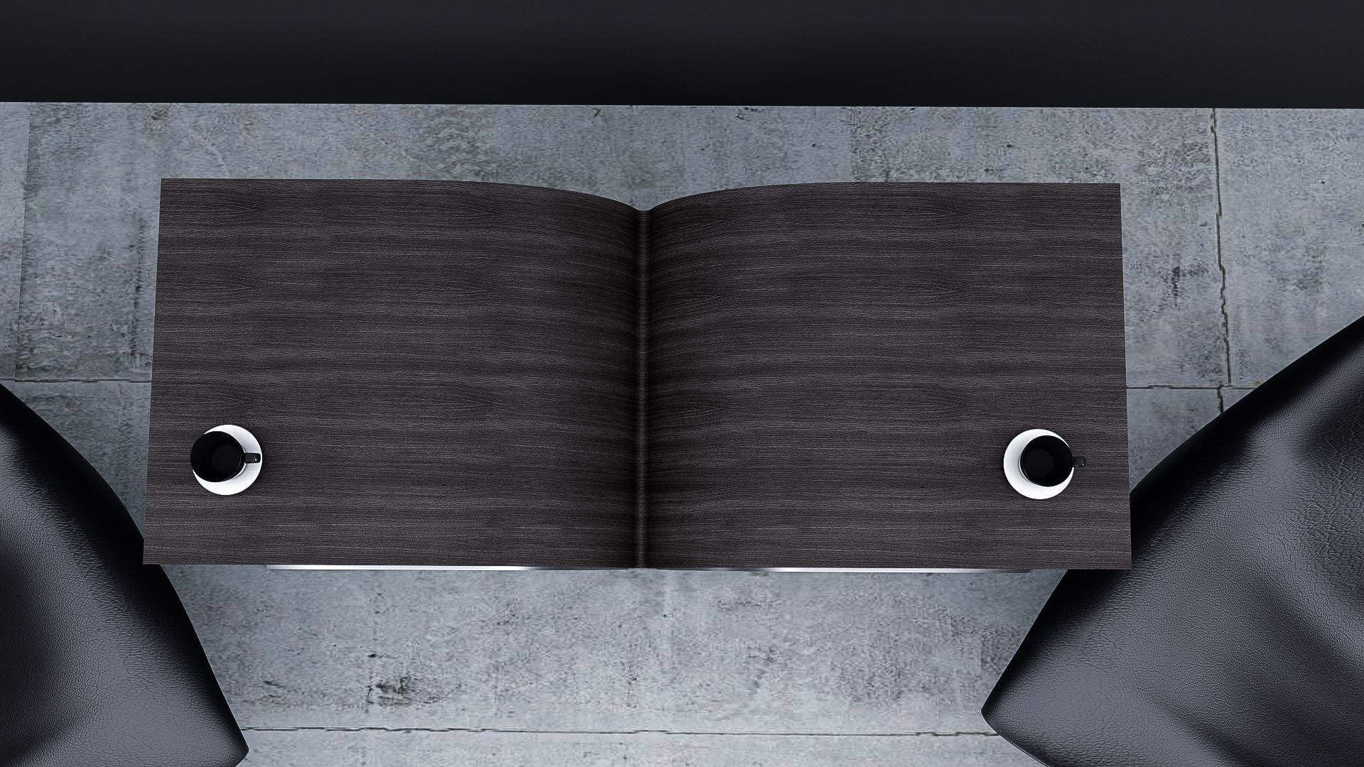 Minimalist Coffee Table - Ready to use 3D model_2