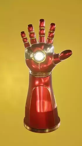 MJ Iron Man Infinity Gauntlet Free 3D model