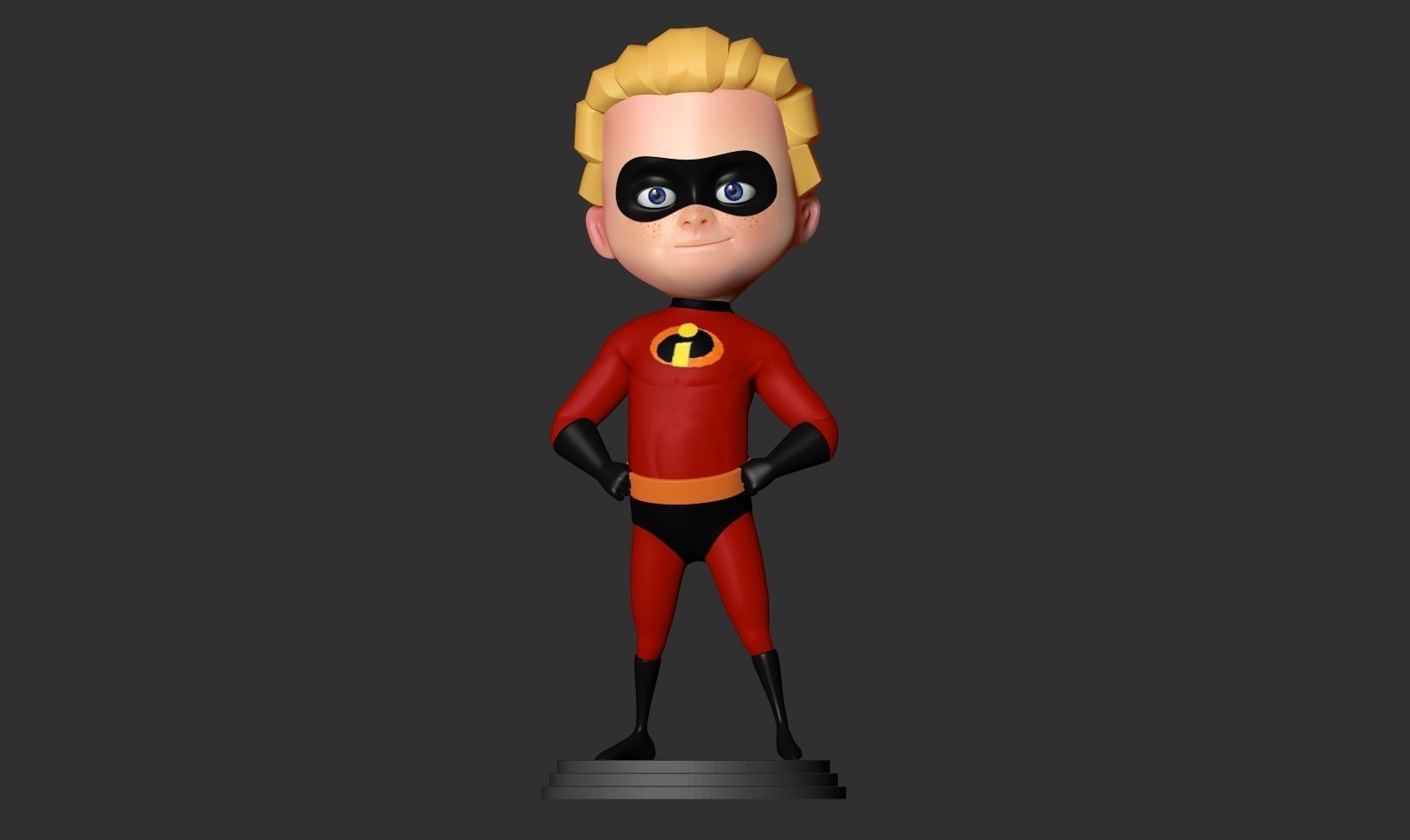 Dash Parr - Incredibles Fanart 3D print model_7
