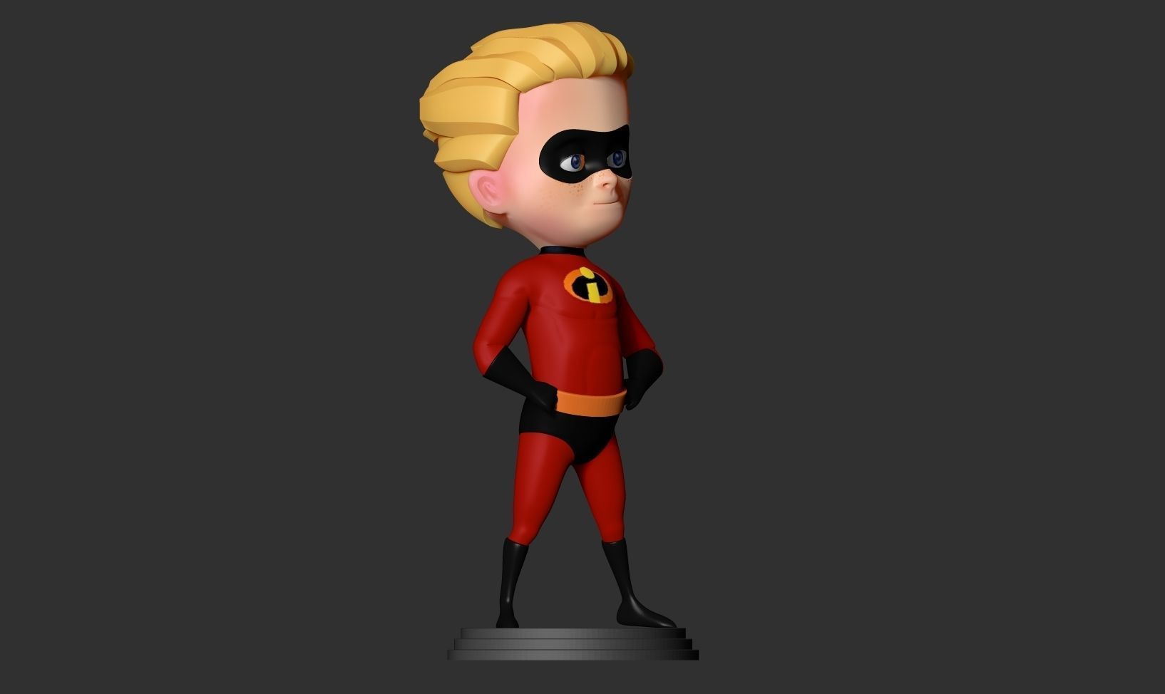 Dash Parr - Incredibles Fanart 3D print model_13