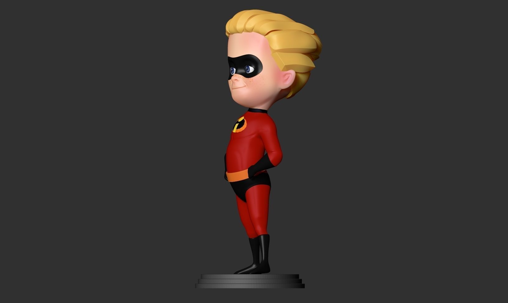 Dash Parr - Incredibles Fanart 3D print model_9
