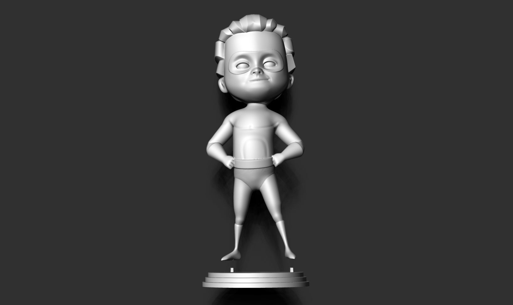 Dash Parr - Incredibles Fanart 3D print model_3