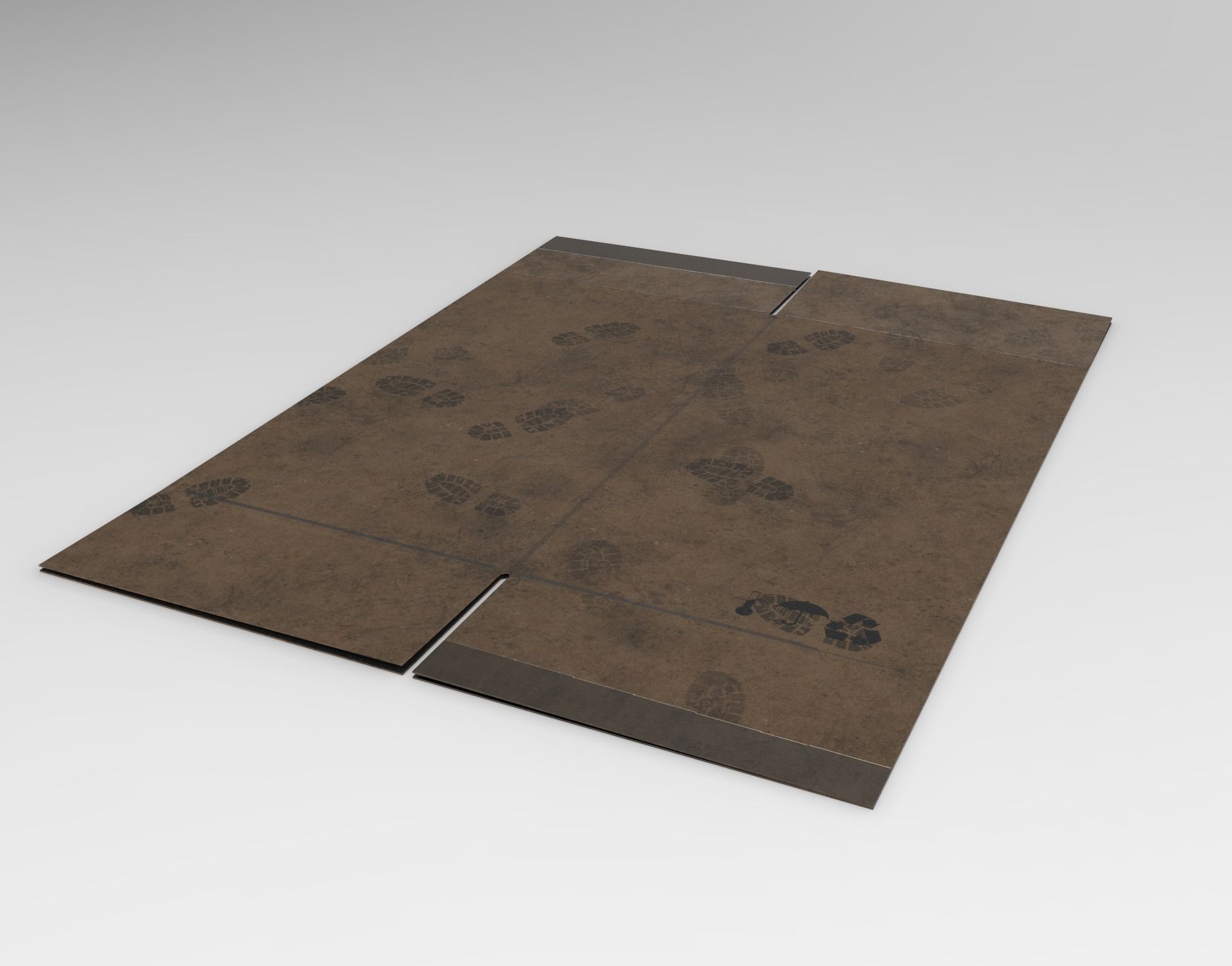 Cardboard Box Pack Low-poly 3D model_13