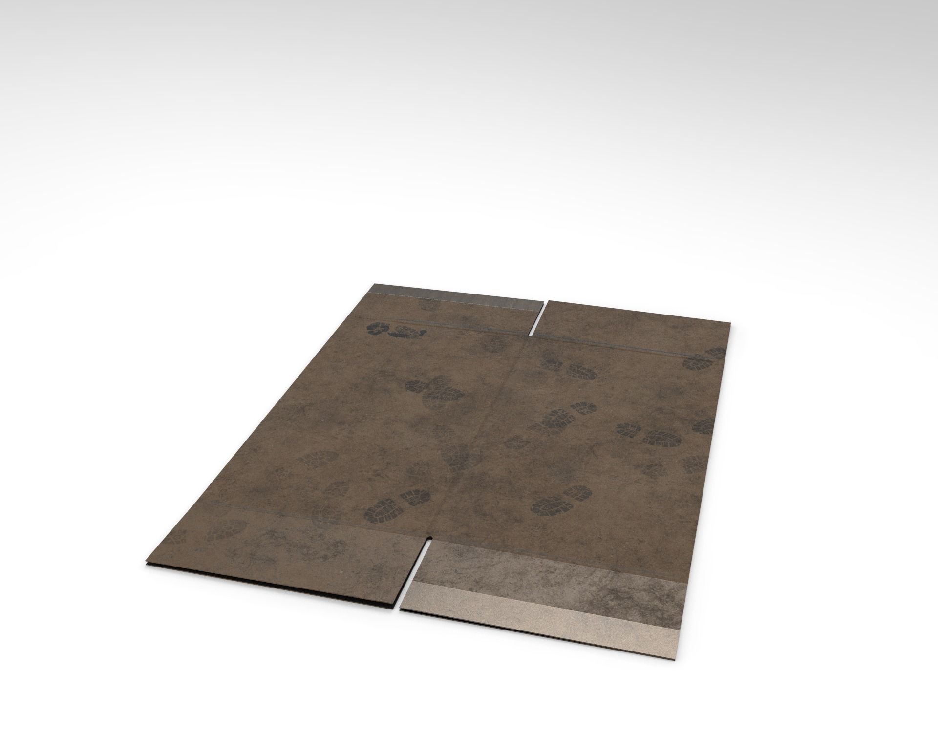 Cardboard Box Pack Low-poly 3D model_15