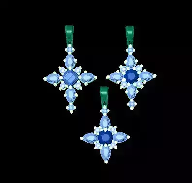 cross color stone -4 classic