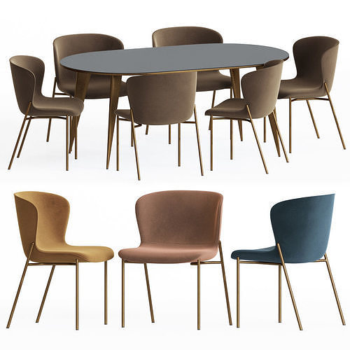 Dining Set 54 3D model