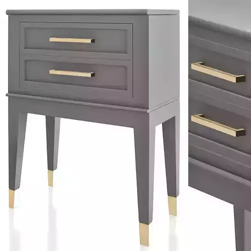 Westerleigh 1 Drawer Nightstand 3d model Low-poly 3D model