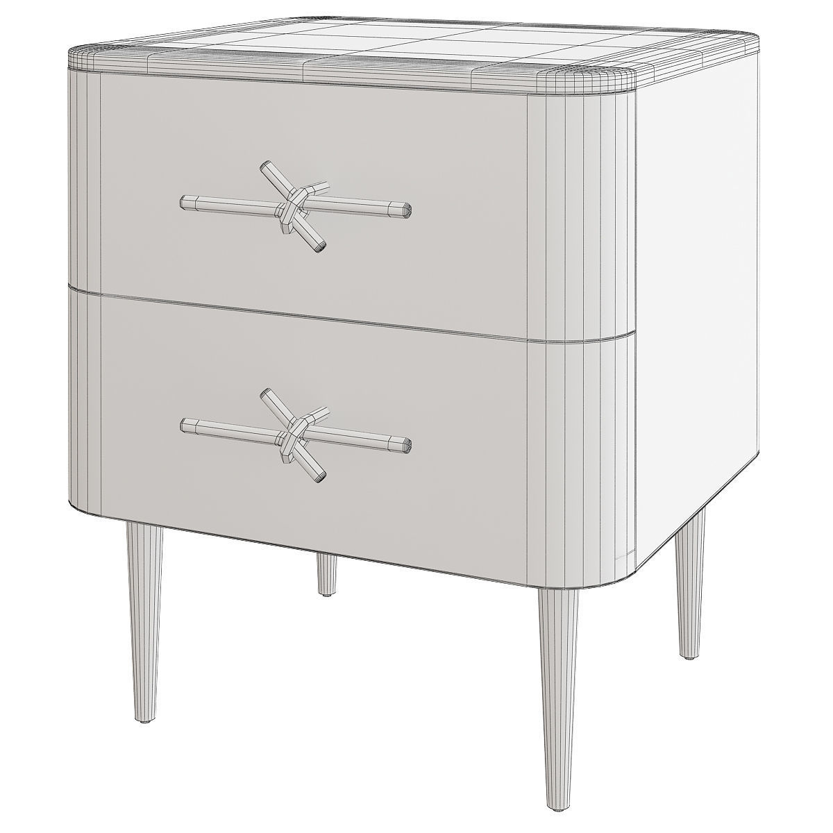 Debra Folz Nightstand 3d model Low-poly 3D model_1